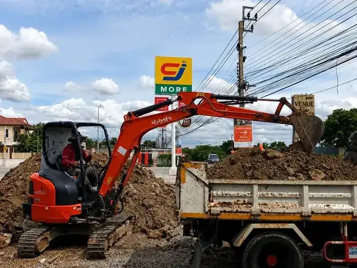 ผลงานขุดและขนดิน